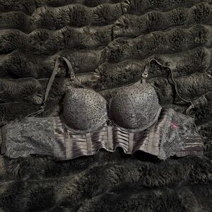 La SENZA Charcoal Lace Bra